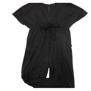 Black pant romper from Lane Bryant